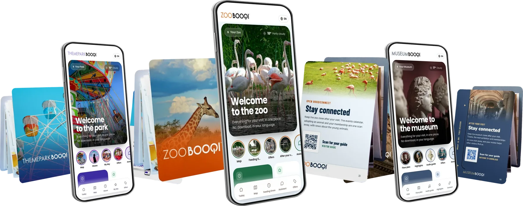 Booqi and BooqiConnect for theme parks, zoos and museums